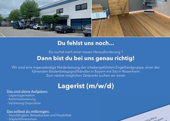 Stellenanzeige Lagerist